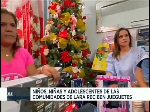 Niños del edo. Lara recibieron juguetes y participaron en actividades recreativas en Navidad