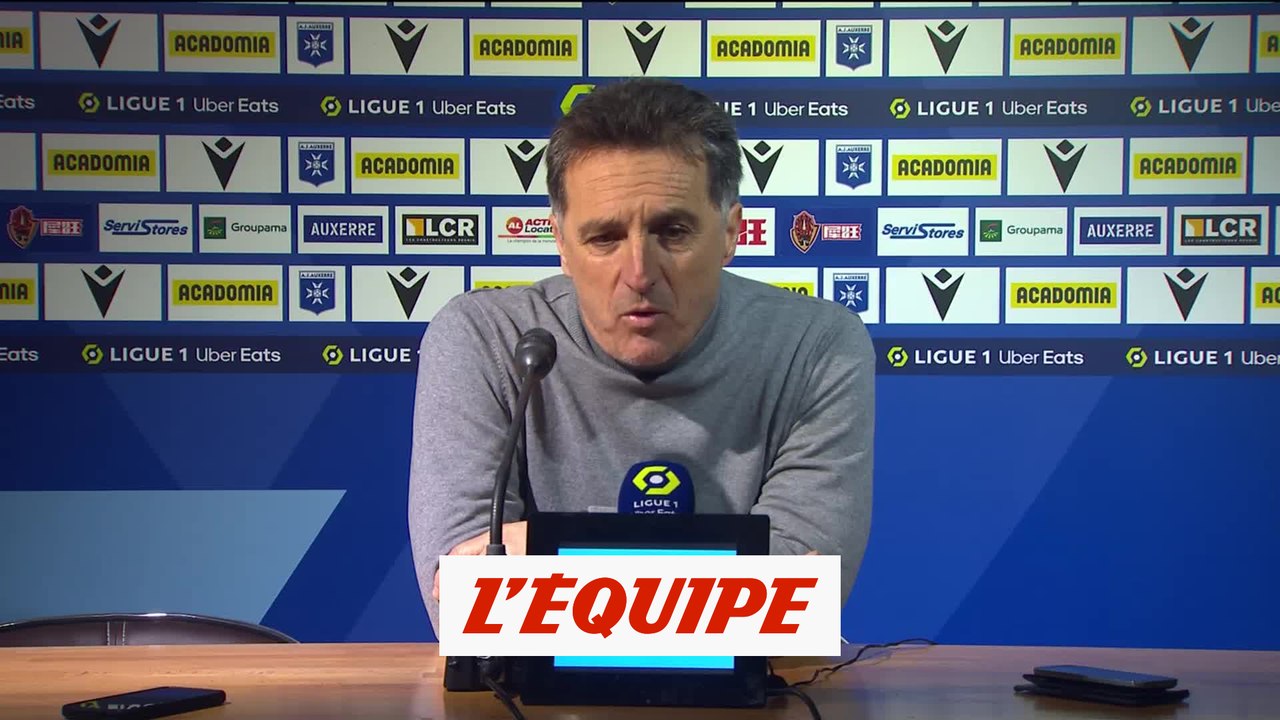 Pélissier : «Les erreurs se payent cash» - Foot - L1 - Auxerre