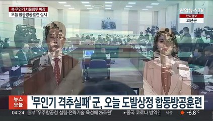 '북 무인기 격추 실패' 군, 오늘 도발상정 합동방공훈련