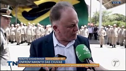 Governo do ES anuncia R$ 100 milhões para enfrentamento das chuvas