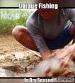 Unique Fishing - Man Catching Giant Catfish In Dry Season