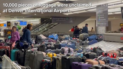 Thousands of bags pile up at US airports after flight cancellations
