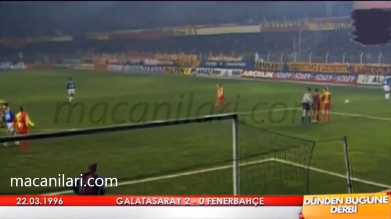 Galatasaray 2-0 Fenerbahçe 22.03.1996 - 1995-1996 Turkish 1st League Matchday 26