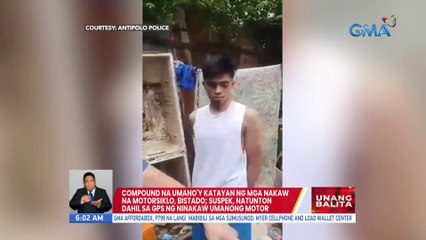 Compound na umano'y katayan ng mga nakaw na motorsiklo, bistado; Suspek, natunton dahil sa GPS ng ninakaw umanong motor | UB