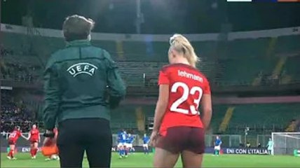 Alisha Lehmann contre l'Italie 2021