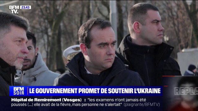 En visite à Kiev, le ministre des Armées Sébastien Lecornu promet son soutien à l'Ukraine