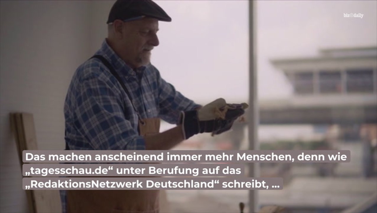 Rente: Mehr als 1 Million Erwerbstätige arbeiten trotz Rentenalters