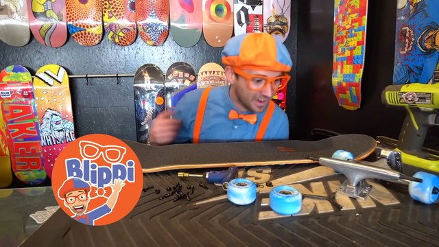 Canción del skateboard | Canciones para niños | Aprende con Blippi