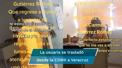 “Es mi hora de comida” por negar atención, denuncian a funcionaria de la Fiscalía de Veracruz