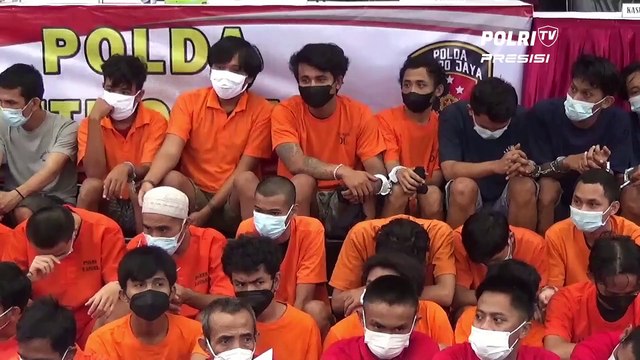 Polda Metro Tangkap 168 Pelaku Kejahatan Dalam Operasi Sikat Jaya 2022