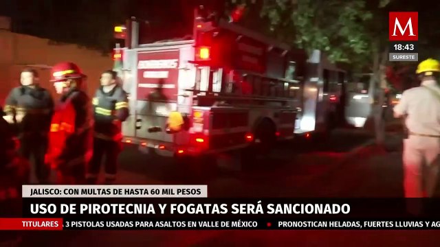 Jalisco alerta ante fogatas y pirotecnia durante patrullaje por festejos de Año Nuevo