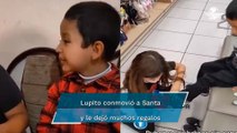 Llueven regalos a niño que pidió que su papá regresara en Navidad