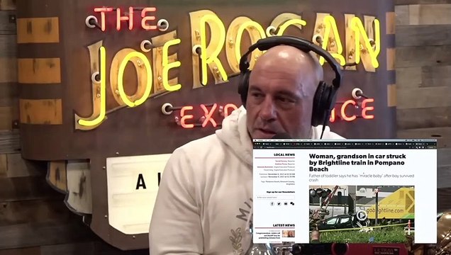 Joe Rogan: Woman HIT BY TRAIN Left In Police Car BY THE COP!? & MAJOR Problems With New Speed Trains