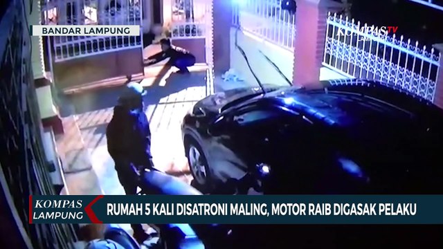 Lima Kali Rumah Disatroni Maling, Motor Raib Digasak Pelaku