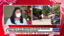 Por quemaduras de pólvora ingresan dos menores de edad al Hospital Mario Catarino Rivas