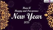 Happy New Year 2023 Positive Quotes, Sayings and Messages: Share Wishes, Greetings & Images