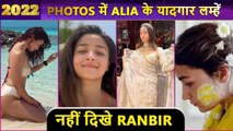 Ranbir Kapoor Missing In Alia Bhatt's UNSEEN Pictures Wedding Dress, Bikini, Beach Moments