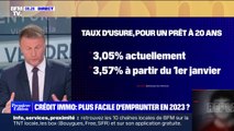 Crédit immobilier: le taux d'usure augmentera au 1er janvier, une bonne nouvelle pour les emprunteurs