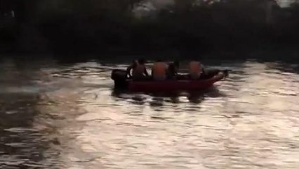 चंबल नहर मे रेस्क्यू का तीसरा दिन ,डूबे हुए युवक का नही है कोई पता