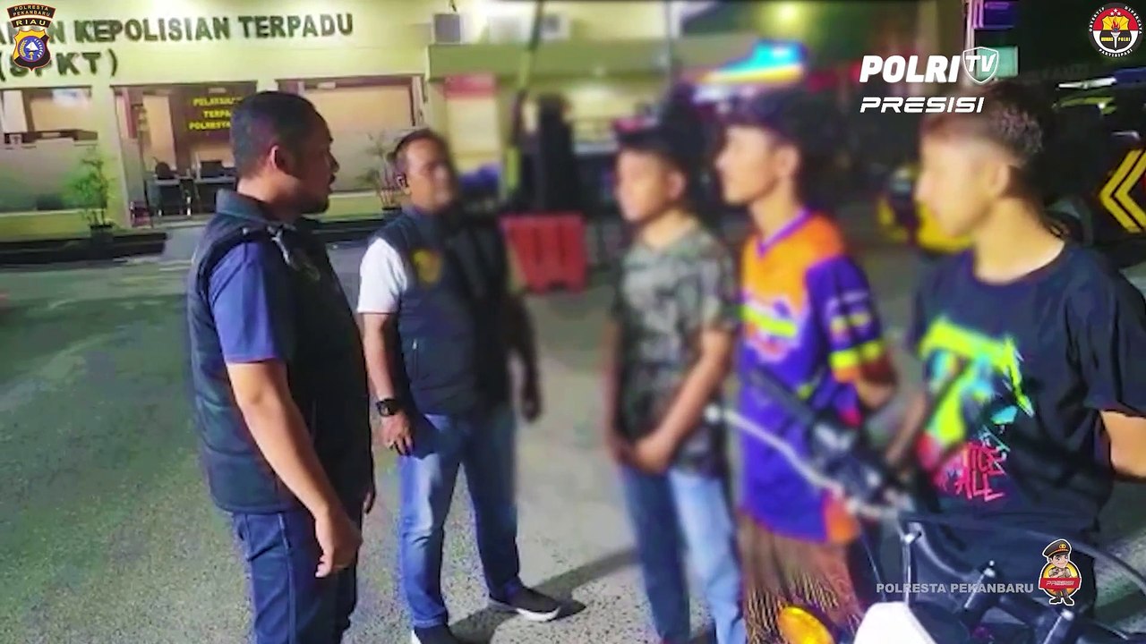 Polresta Pekanbaru Bekuk Geng Motor yang Aniaya Warga di Jalan Sudirman, Pelaku Ternyata Pelajar