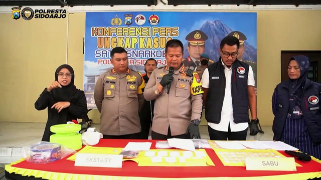 Satresnarkoba Polresta Sidoarjo Tangkap Pelaku Penyalahgunaan Narkoba