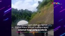 Video Personel Kepolisian Cegat Jenderal Polisi di Bengkulu