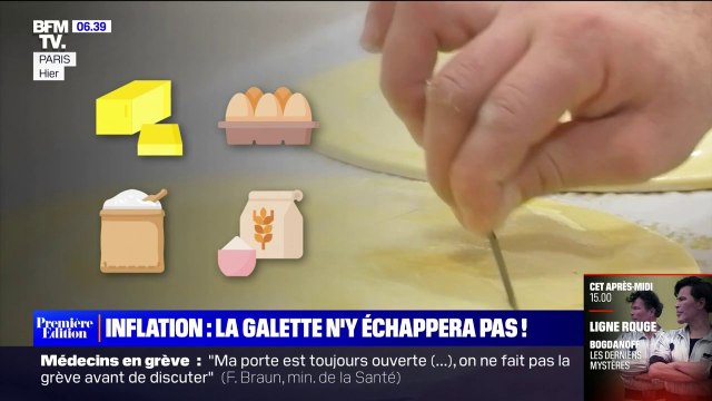 Augmentation du prix de l'électricité, hausse du coût des matières premières...la galette des rois n'échappera pas à l'inflation