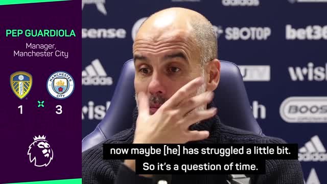 Haaland not at his best yet for City - Guardiola