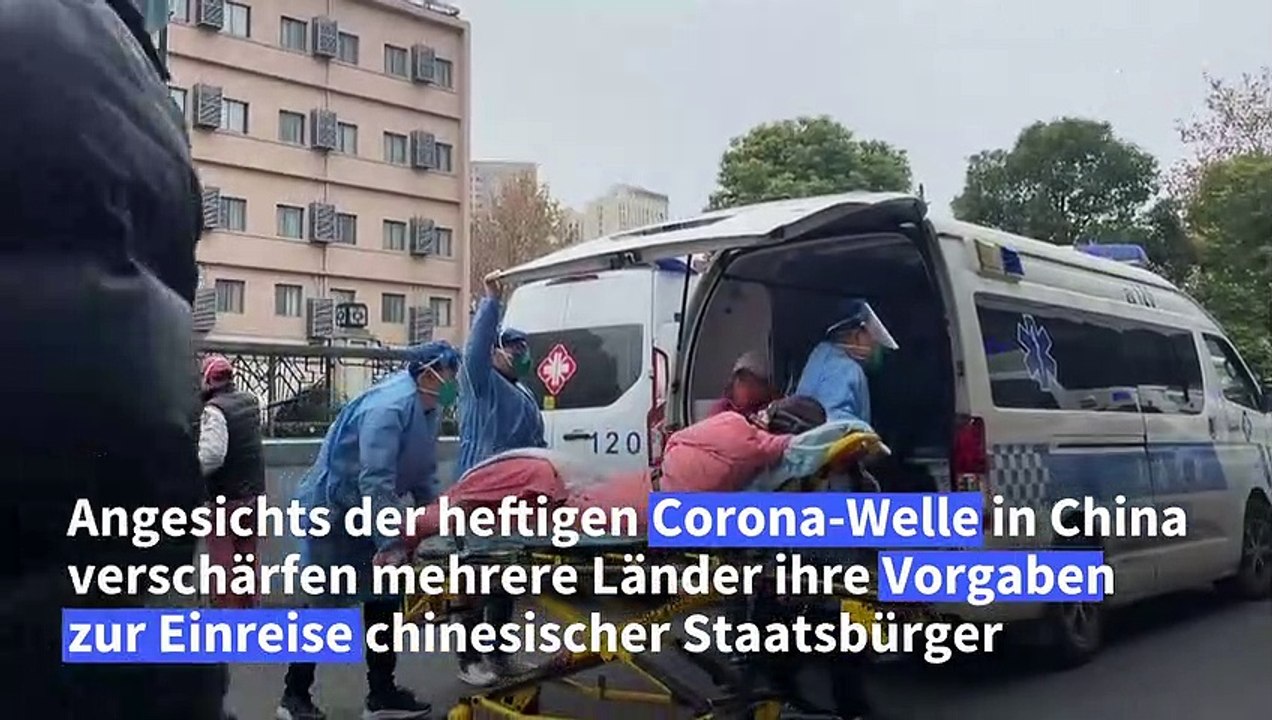 USA und Italien ordnen Corona-Testpflicht für Einreise aus China an