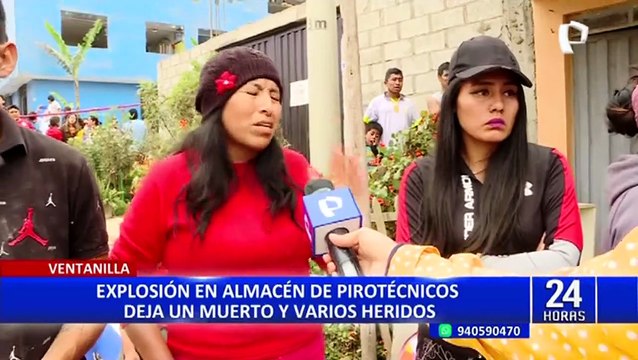 Ventanilla: piden apoyo para reparación de viviendas tras explosión en almacén de pirotécnicos