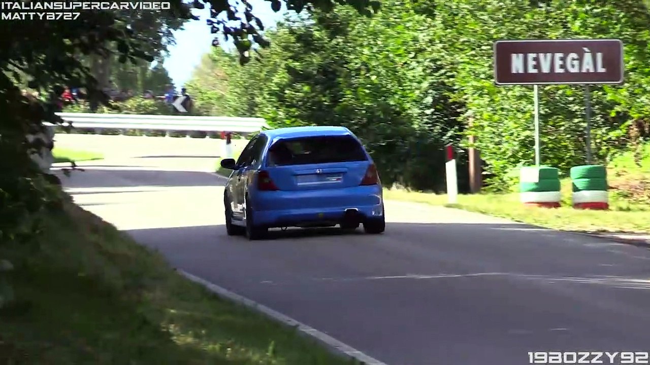 Honda Civic Type-R EP3 Racing on HillclimbMountain Roads K20 NA Sound- Accelerations - More-