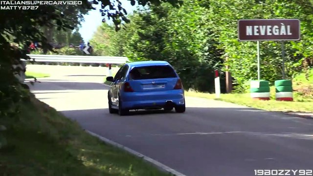 Honda Civic Type-R EP3 Racing on HillclimbMountain Roads K20 NA Sound- Accelerations - More-