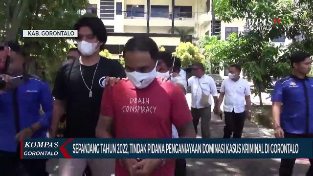 Sepanjang Tahun 2022,Tindak Pidana Penganiayaan Dominasi Kasus Kriminal di Gorontalo