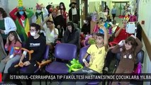 İSTANBUL-CERRAHPAŞA TIP FAKÜLTESİ HASTANESİ'NDE ÇOCUKLARA YILBAŞI SÜRPRİZİ