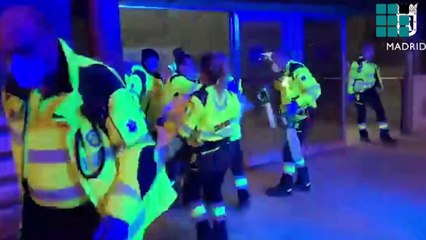 Herido grave al caer por el hueco de una escalera en Nuevos Ministerios de Madrid