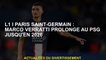 L1 I Paris Saint-Germain: Marco Verratti s'étend au PSG jusqu'en 2026