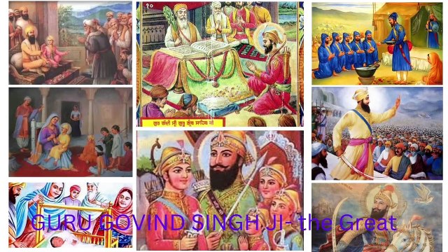 GURU GOBIND SINGH JI' S LIFE STORY IN BRIEF | UCH LIFE | FATHER OF THE KHALSA |