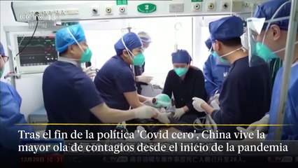 Los pacientes de Covid-19 llenan las UCI de los hospitales del centro de China