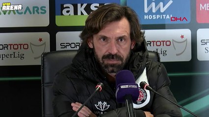 Andrea Pirlo: 'İyi bir takıma karşı 3 puan aldık'