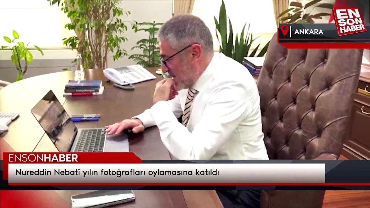 Nureddin Nebati yılın fotoğrafları oylamasına katıldı