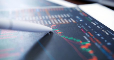 Crypto Market Analysis 📊 | Person Reviewing Stock Charts with Pen