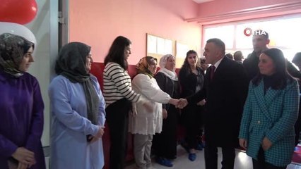 Şehit bebek ve çocukların ismi verilen kütüphanenin açılışı yapıldı