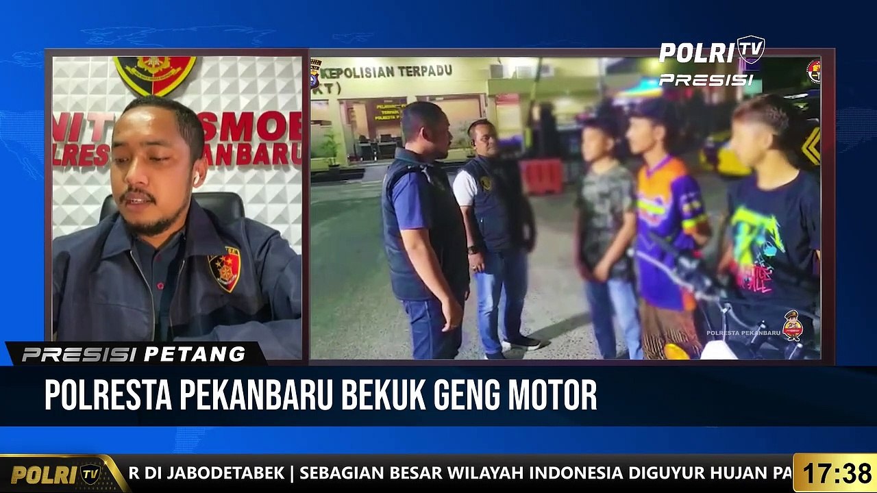 Live Dialog Kanit Jatanras Satreskrim Polresta Pekanbaru-Iptu Nicho Try Hardianto Terkait  Polresta Pekanbaru Mengamankan Belasan anak Geng Motor,2 Orang menjadi Tersangka