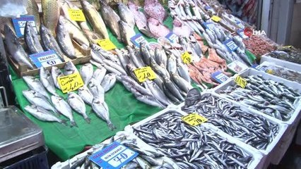 Hava sıcaklığı balık tezgahlarını olumsuz etkiledi