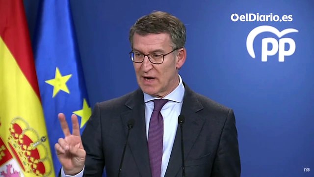 Feijóo asegura que el Gobierno debería disculparse por los insultos y descalificaciones al CGPJ