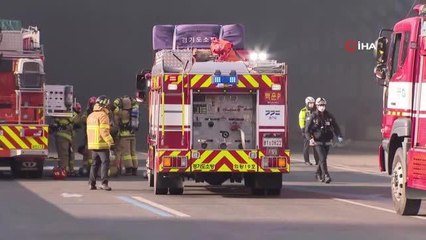 Güney Kore'de tünelde yangın: 5 ölü, 37 yaralı