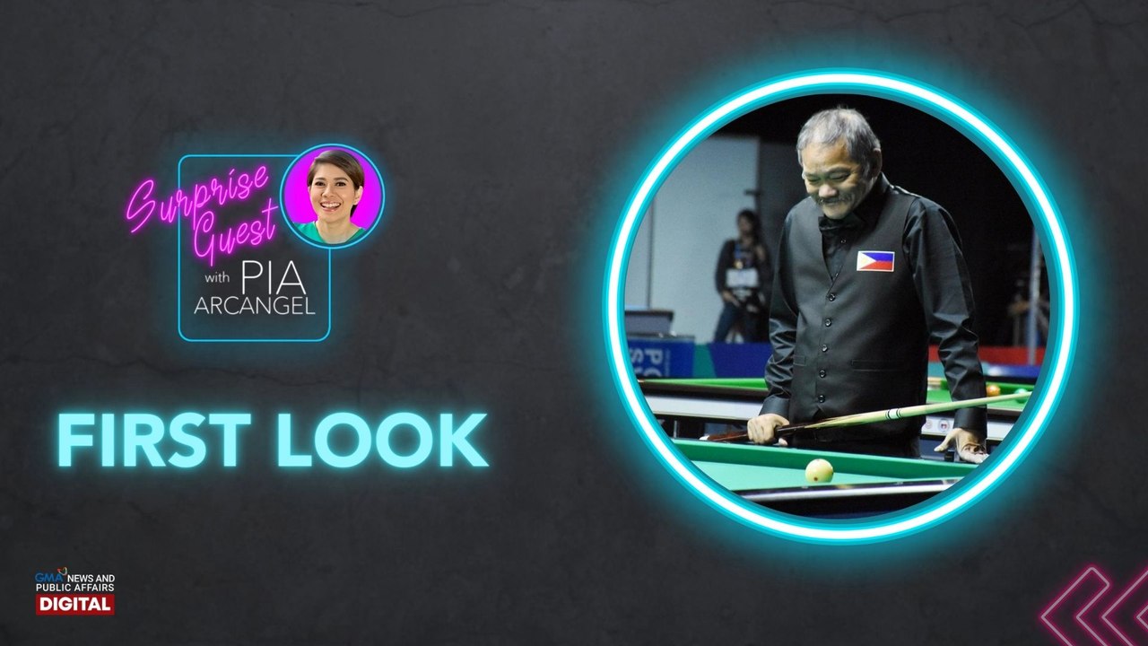 First Look: Efren 'Bata' Reyes | Surprise Guest with Pia Arcangel ...