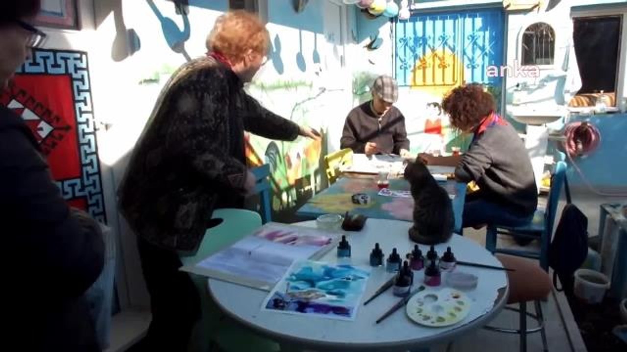 Burhaniyeli Ressamlar Köy Atölyesinde Resim Yaptı