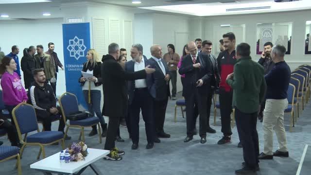 Rıza Kayaalp ve Taha Akgül, Lokman Hekim Üniversitesinde öğrencilerle buluştu