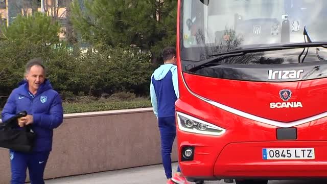 El Atlético, con la mente puesta en el partido ante el Elche